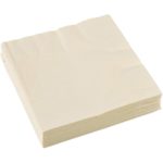 Amscan - 20 Napkins Beige 33 x 33 cm
