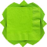 Amscan - 50 Napkins vert 33 x 33 cm