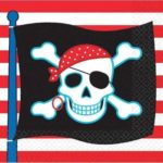 Amscan - 16 Napkins Pirate Party  33 x 33 cm