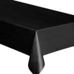 Amscan - Nappe Noir plastic 137x274cm