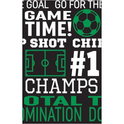 Amscan - Nappe Football game plastic 137x259cm