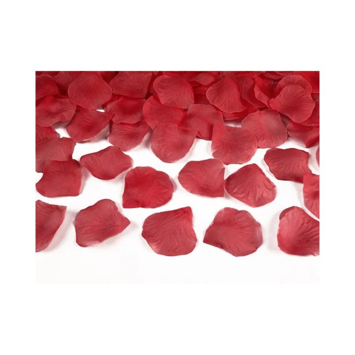 PartyDeco - Confetti Pétales de Rose - Rouge 100pcs