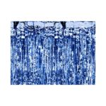 PartyDeco - Rideau de fête, bleu, 90 x 250cm