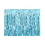 PartyDeco - Rideau de fête, bleu ciel , 90 x 250cm