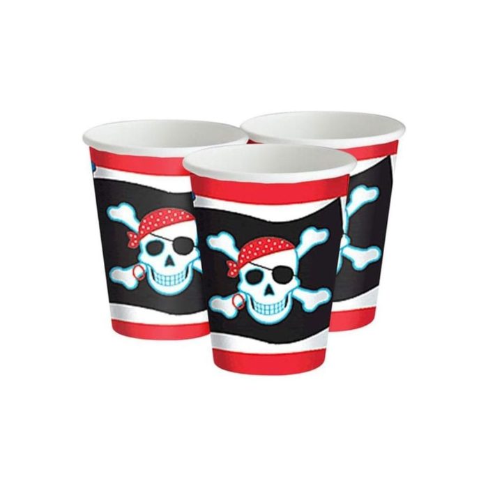 big_2332-1.jpg Amscan - Gobelets en papier pirate 8pcs 250ml