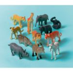 Amscan -  12 Animaux de la jungle en plastique