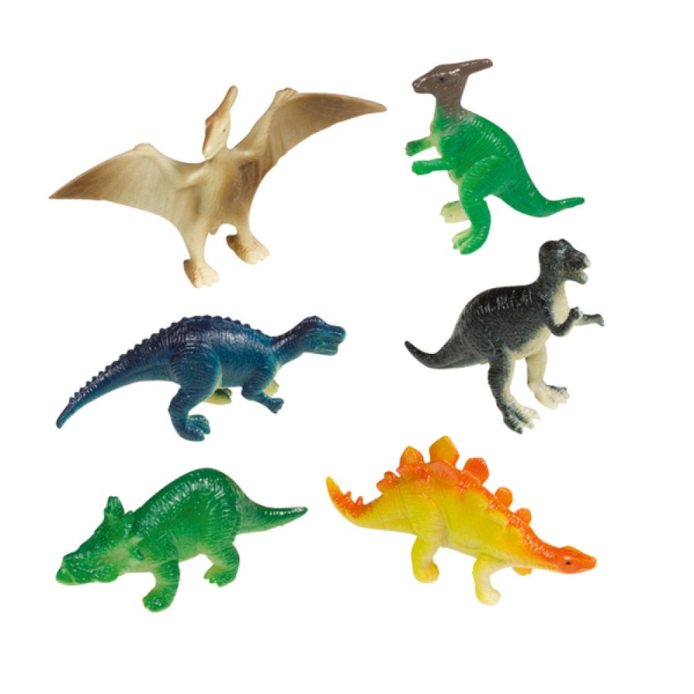 big_2342-1.jpg Amscan - 8 Mini figurines Happy Dinosaur en plastique – Image 1