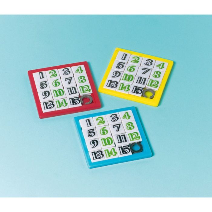 Amscan -  12 Puzzles à glisser en plastique 6,2 x 6,2 cm
