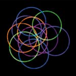 Amscan -  10 colliers lumineux en plastique assortis 56 cm