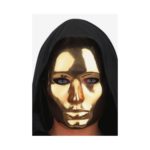 Amscan -  masque doré visage entier