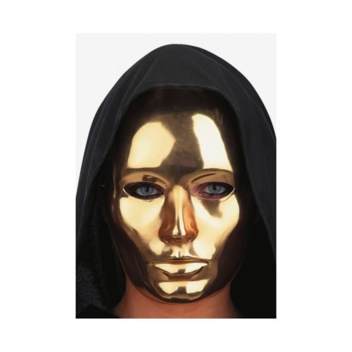 Amscan -  masque doré visage entier