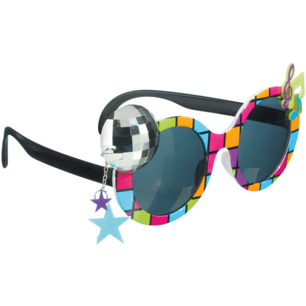 big_2359-1.jpg Amscan - Disco 70's Glasses One size – Image 1