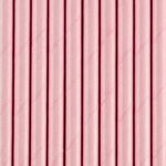 PartyDeco -  Pailles en papier rose 10pcs