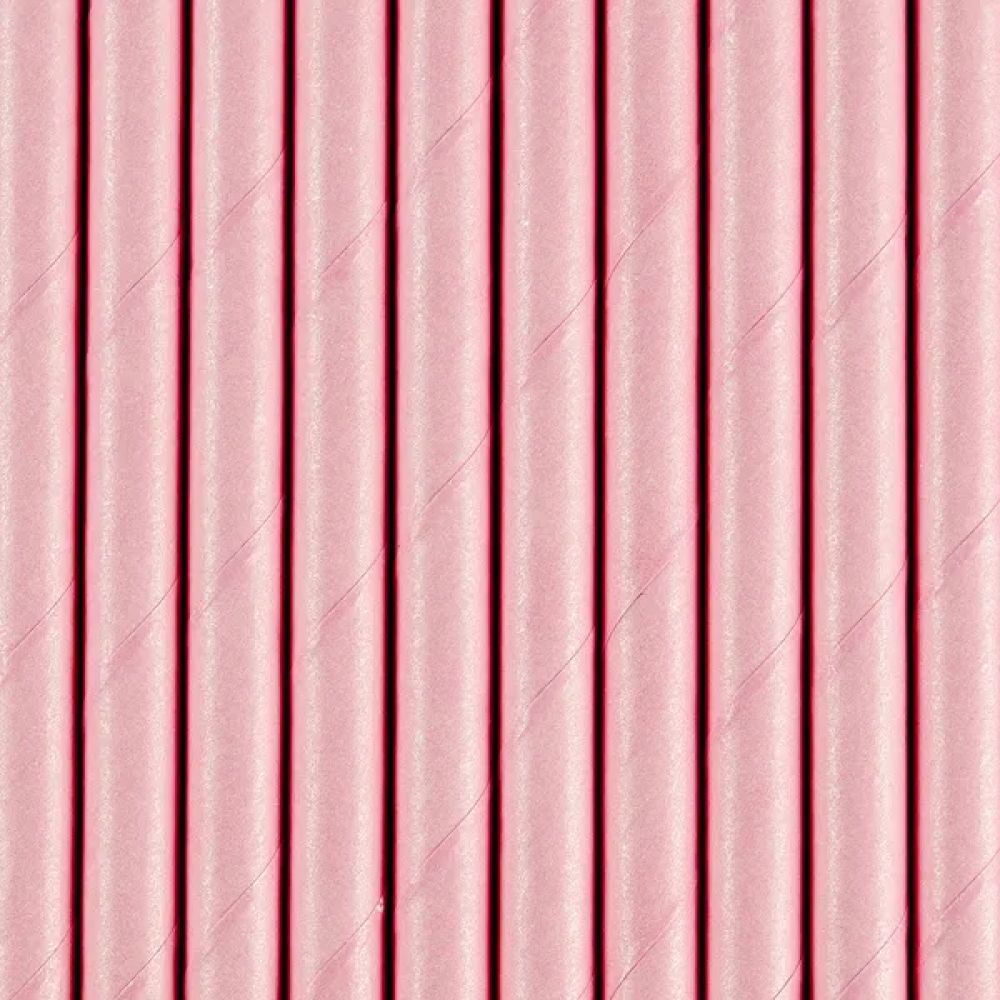 big_2380-1.jpg PartyDeco - Pailles en papier rose 10pcs – Image 1