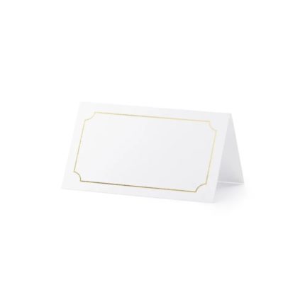 PartyDeco - Marque place - Cadre, or, 9.5x5.5cm