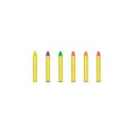PartyDeco - Crayons de Maquillage 6 couleurs