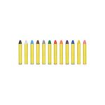 PartyDeco - Crayons de Maquillage 12 couleurs