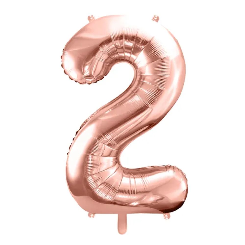 big_2436-1.jpg PartyDeco - Ballon Chiffre 2, Or Rose 86cm – Image 1