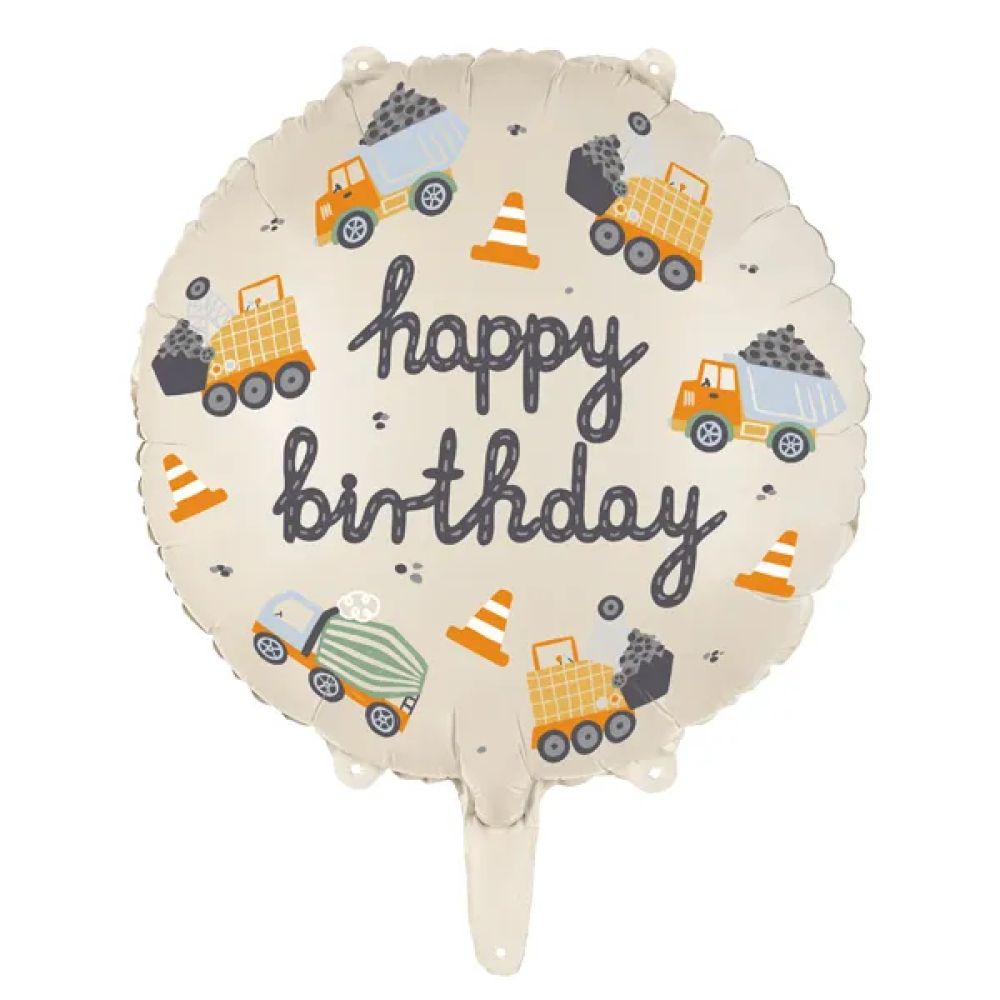 big_2494-1.jpg PartyDeco - Ballon Mylar Véhicules de chantier, 45 cm – Image 1