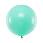 PartyDeco - Ballon Rond 60cm 1pcs menthe