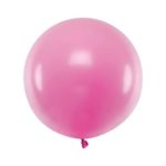 PartyDeco - Ballon Rond 60cm 1pcs fuchsia