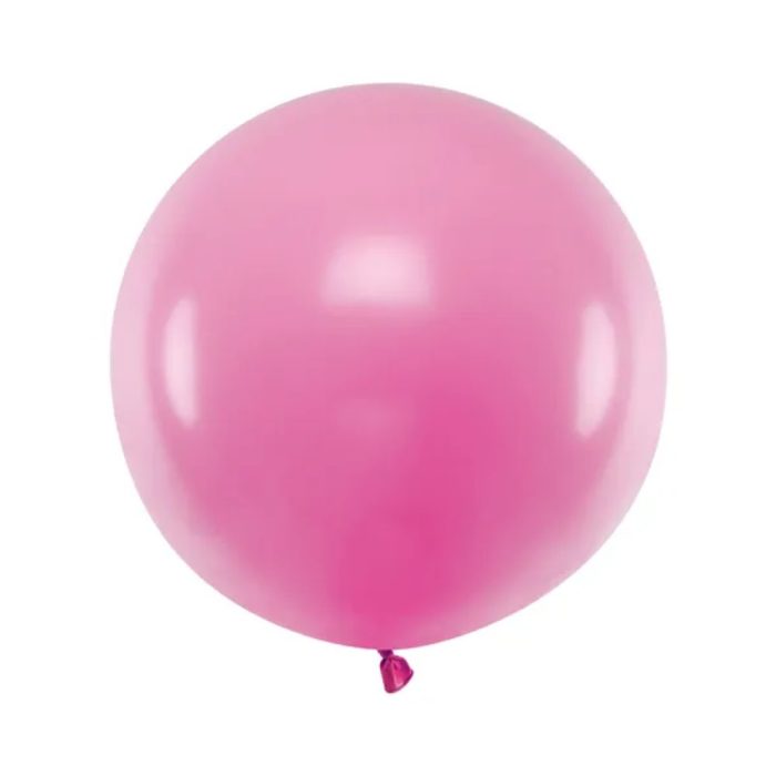 PartyDeco - Ballon Rond 60cm 1pcs fuchsia