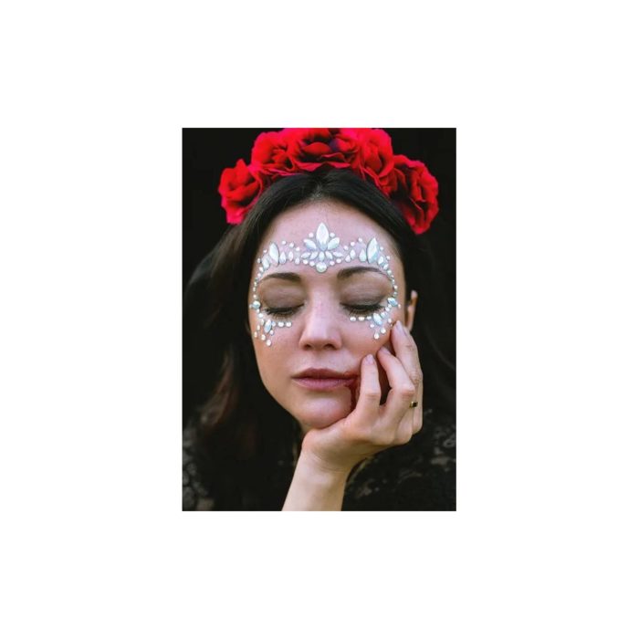 PartyDeco - Cristaux Visage  Fluorescent 1 pcs