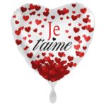 Amscan - Ballon Foil Coeur Je t'aime 43cm