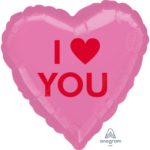 Amscan - Ballon Foil Coeur i heart you 43cm