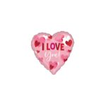 Amscan - Ballon Foil Coeur  i love you géant 71cm