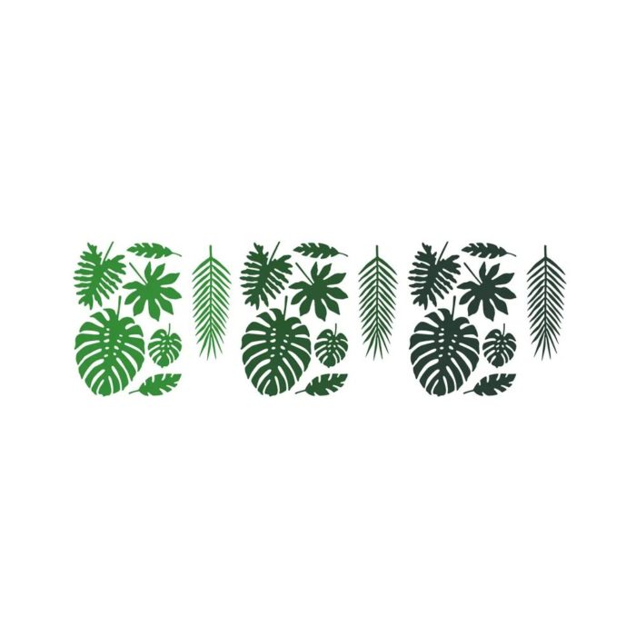 PartyDeco -  Tropical leaves 21pcs