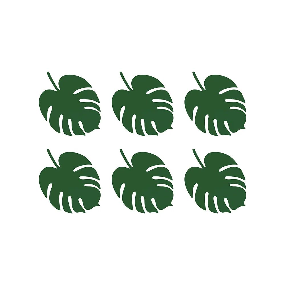 big_2540-1.jpg PartyDeco - Monstera leaves place cards 6pcs – Image 1