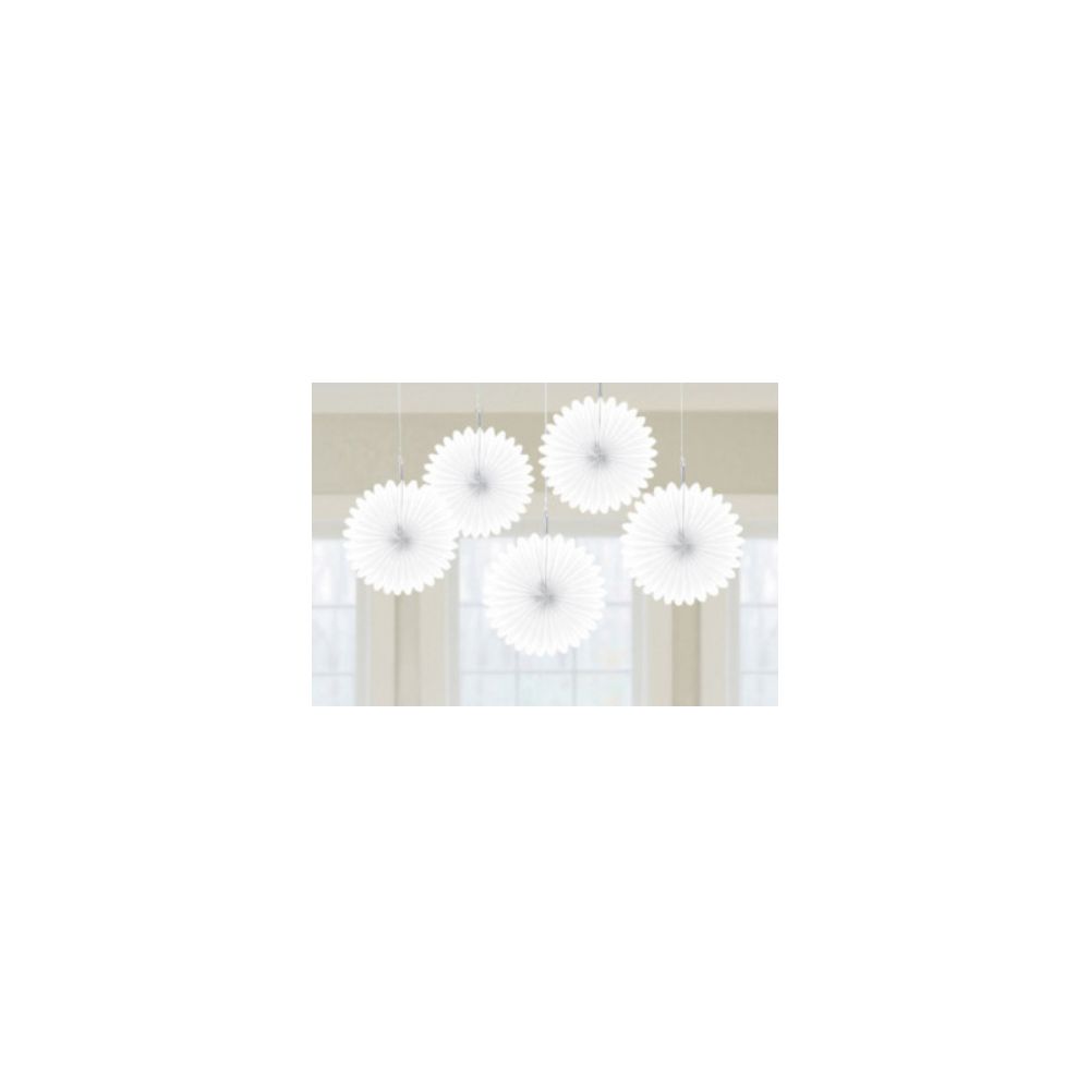 big_2562-1.jpg Amscan - Rosettes 5pcs blanc – Image 1