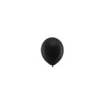 PartyDeco - Ballons noir pastel 30cm