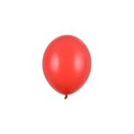 PartyDeco - Ballons 30 cm, Rouge coquelicot pastel