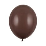 PartyDeco - Ballons 30 cm, Pastel brun cacao