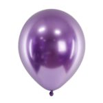 PartyDeco -Ballons Glossy 30 cm, violet 10pcs