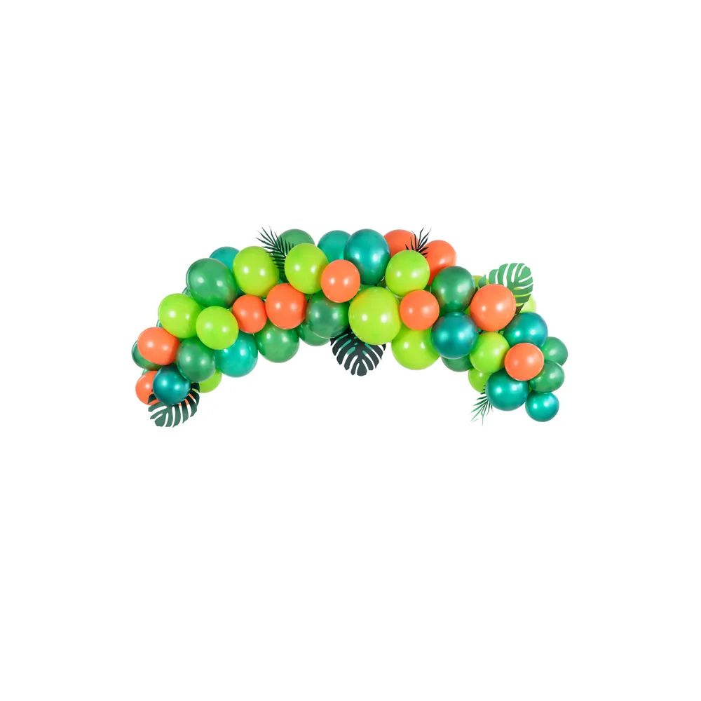 big_2616-1.jpg PartyDeco -Guirlande de ballons - Jungle - Dino, 200cm – Image 1