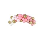 PartyDeco -Guirlande de ballons -Rose, 200cm