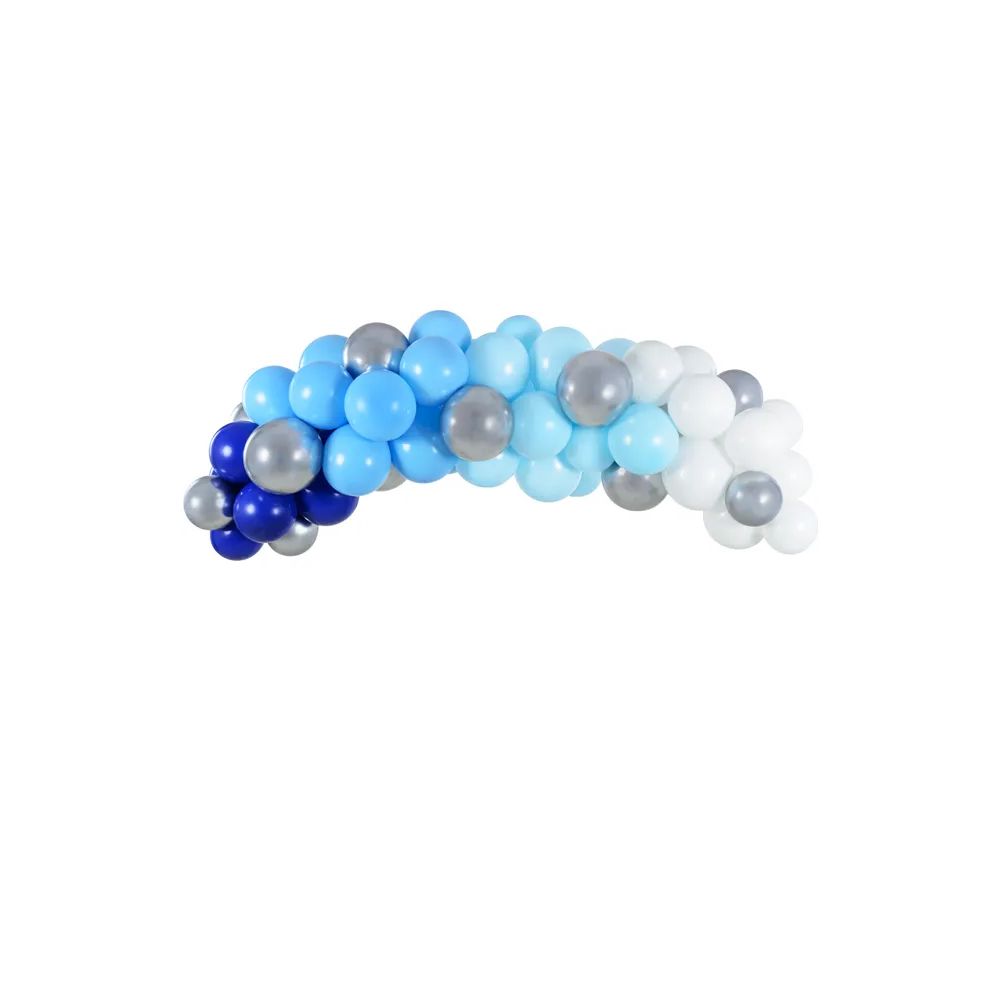 big_2619-1.jpg PartyDeco -Guirlande de ballons - Bleu , 200cm – Image 1