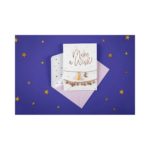 PartyDeco - Carte avec bracelets Faites un vœu!, 10.5x14.8cm