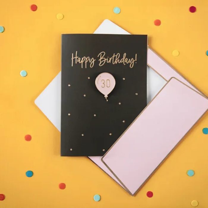 big_2632-1.jpg PartyDeco - Carte avec épingle 30 ans , 10.5x14.8cm