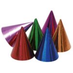 Amscan - Chapeaux de fête, 10 pcs divers coloris