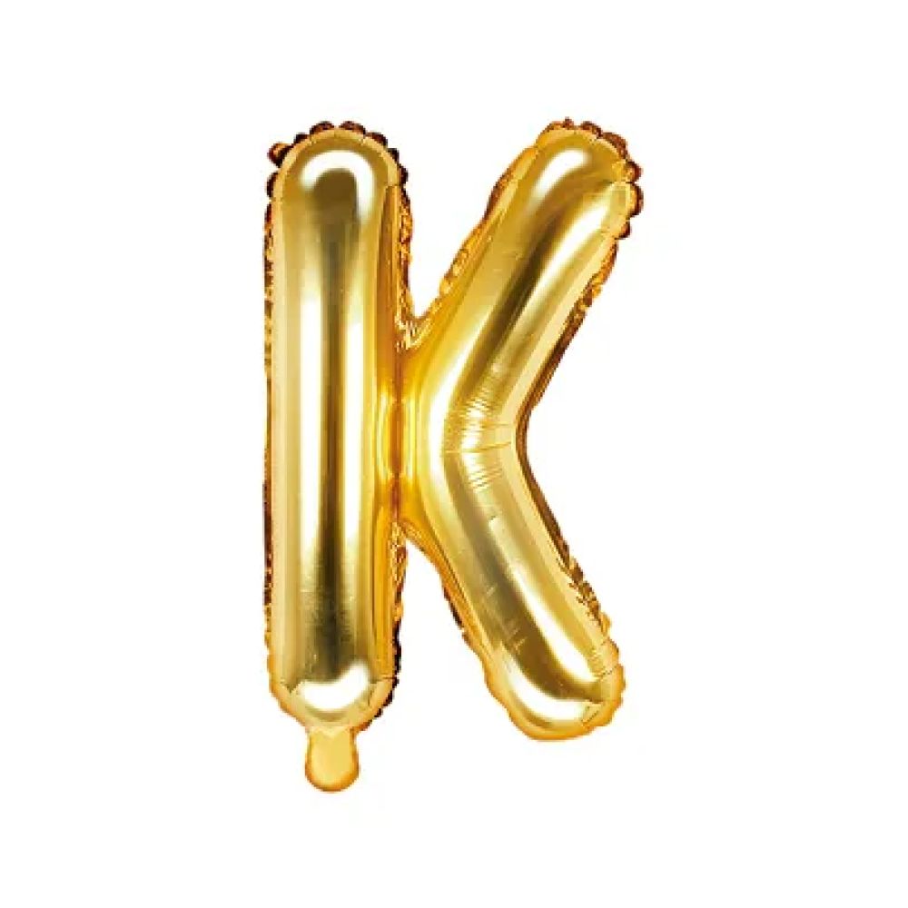 big_2672-1.jpg PartyDeco - Ballon Mylar Lettre K , 35cm , or – Image 1