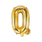 PartyDeco - Ballon Mylar Lettre Q  , 35cm , or