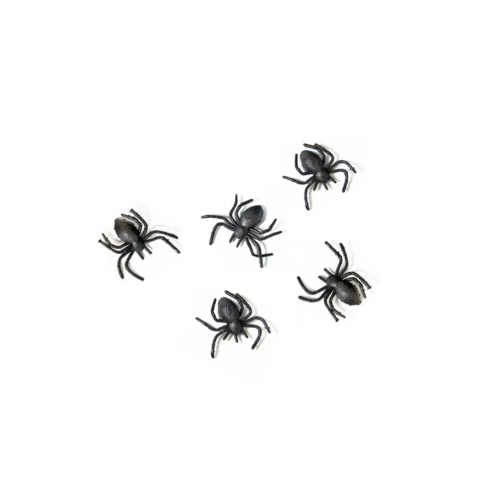 big_2695-1.jpg PartyDeco - Araignées en plastique, noir 10pcs – Image 1