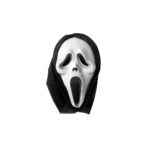 PartyDeco - Masque Scream avec capuche 30cm