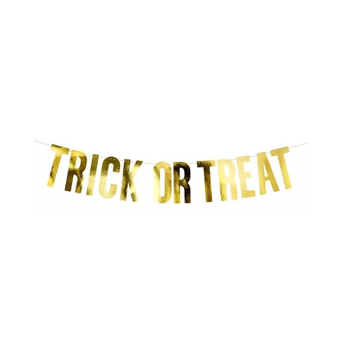 PartyDeco - Guirlande Trick or treat 80cm