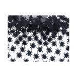 PartyDeco - Araignées en confetti, noir, 1.2 x 1.2cm, 15g