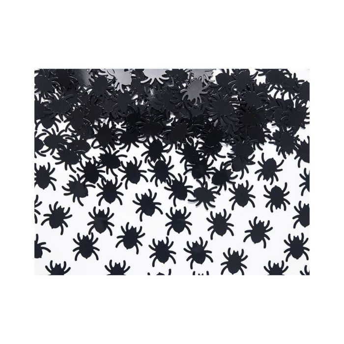 big_2708-1.jpg PartyDeco - Araignées en confetti, noir, 1.2 x 1.2cm, 15g